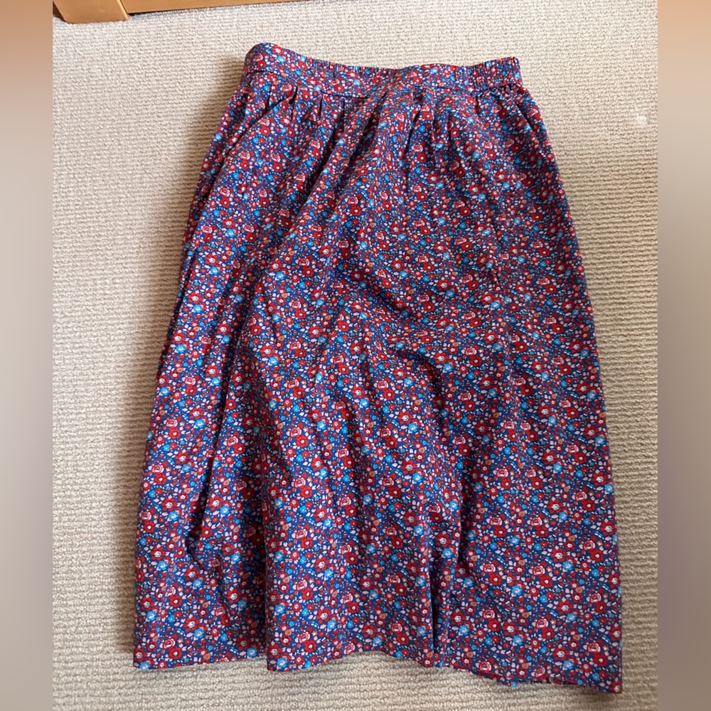 COPY - J.Crew Liberty print skirt